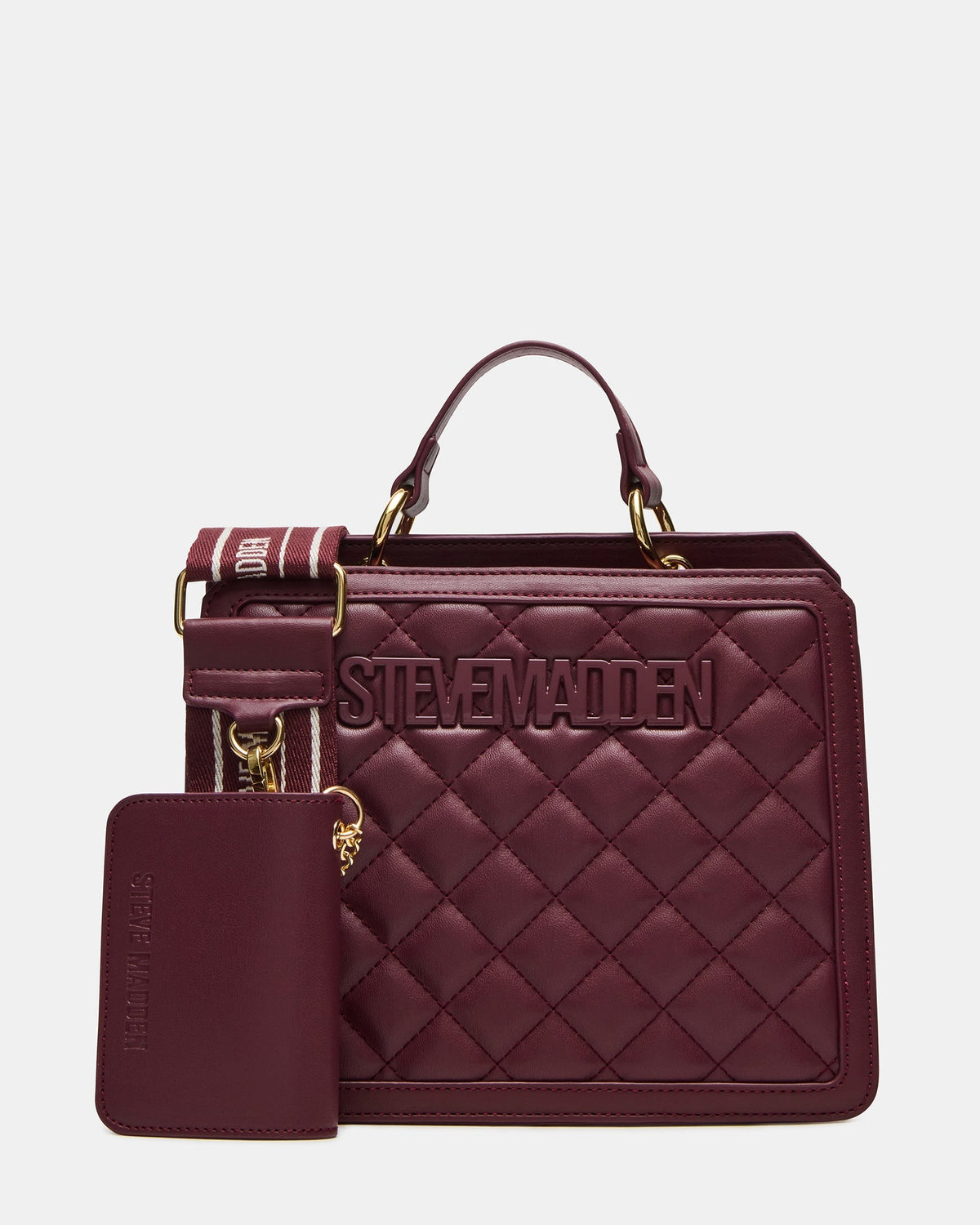 EVELYN BAG BLOODSTONE QUILTED