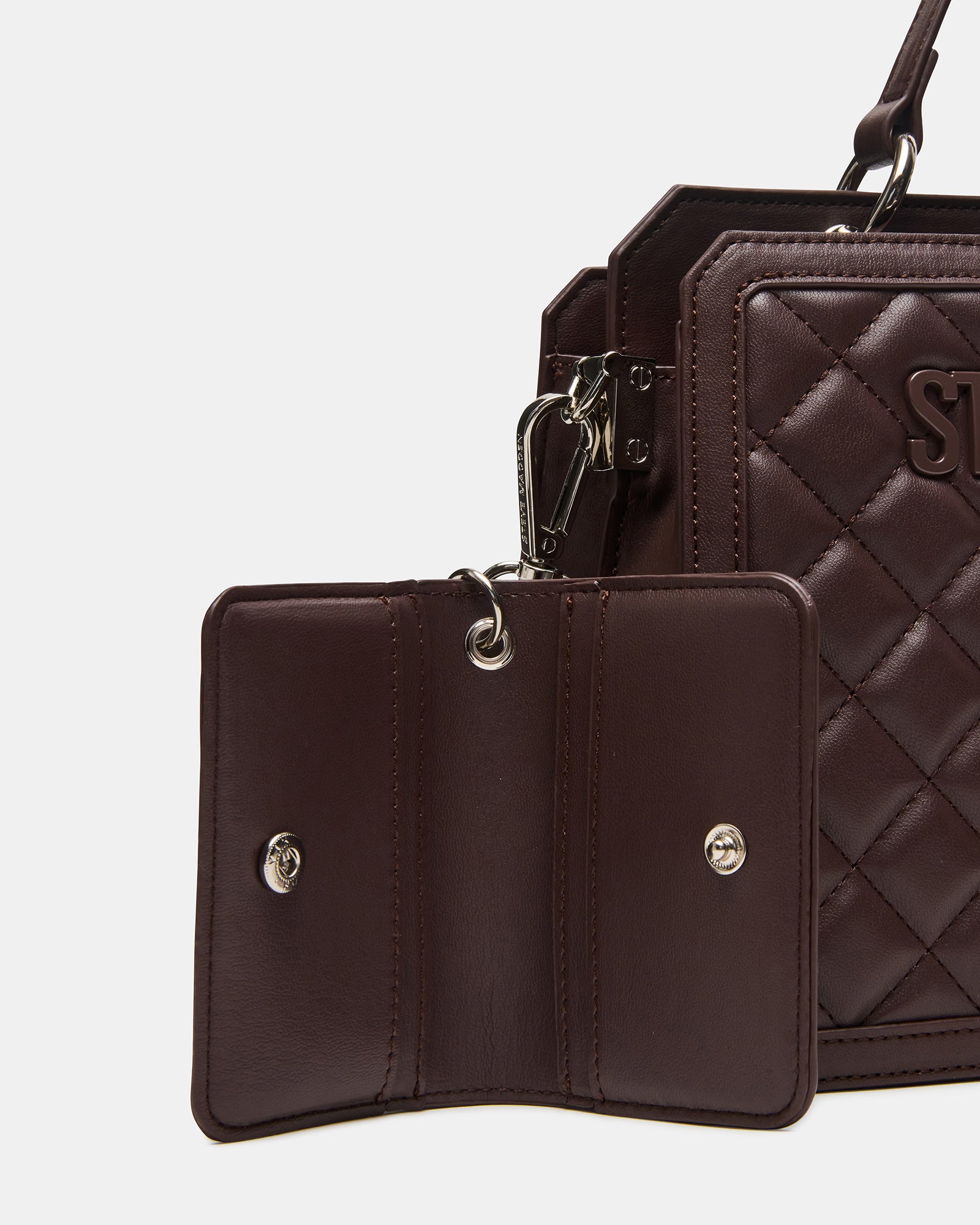 EVELYN BAG CHOCOLATE QUILTED