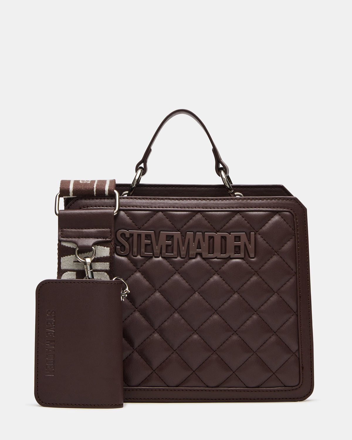 EVELYN BAG CHOCOLATE QUILTED