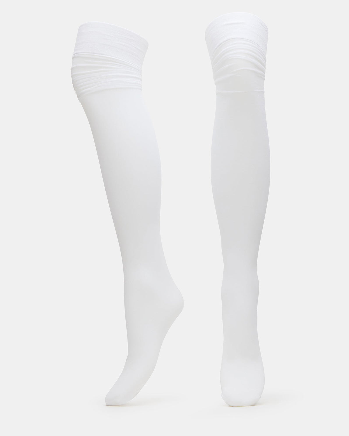 PREPPY TIGHTS WHITE