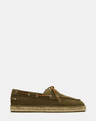 PANCHO OLIVE SUEDE