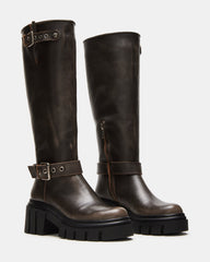 BRIGADE BROWN DISTRESSED