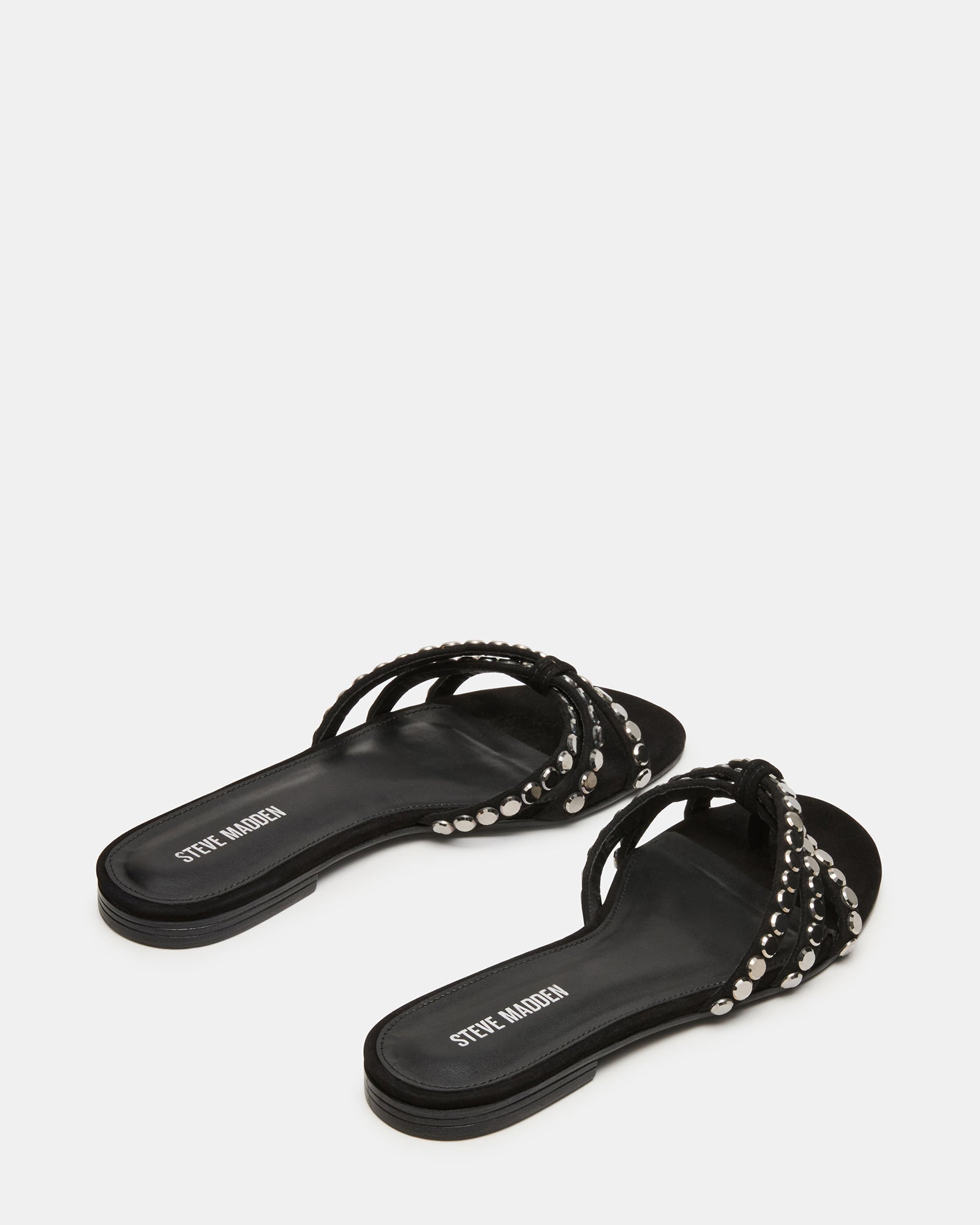 CALISSI BLACK SUEDE RHINESTONES