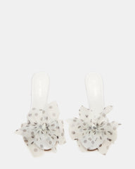 DAVINA TULLE WHITE/BLACK POLKA DOT