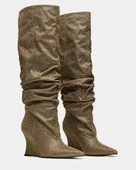 DISTORTION GOLD GLITTER