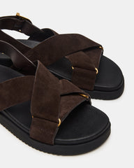 DONELLI BROWN SUEDE
