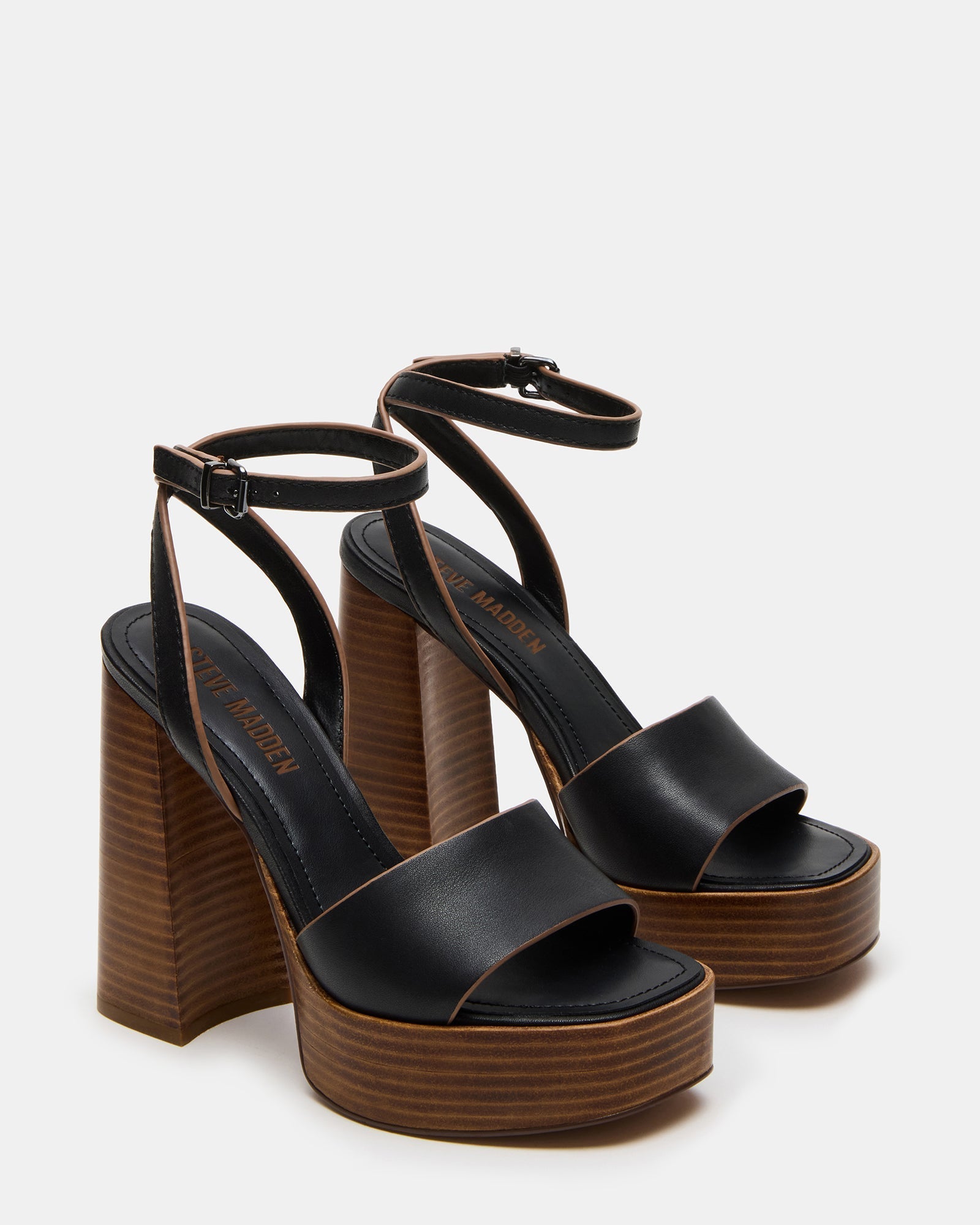 FLORIA BLACK LEATHER
