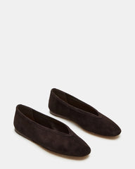 LENI FLAT AND HEIDEE BAG BROWN SUEDE BUNDLE