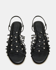 LIBRA BLACK RHINESTONES