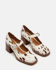 LISBON BROWN COW PRINT