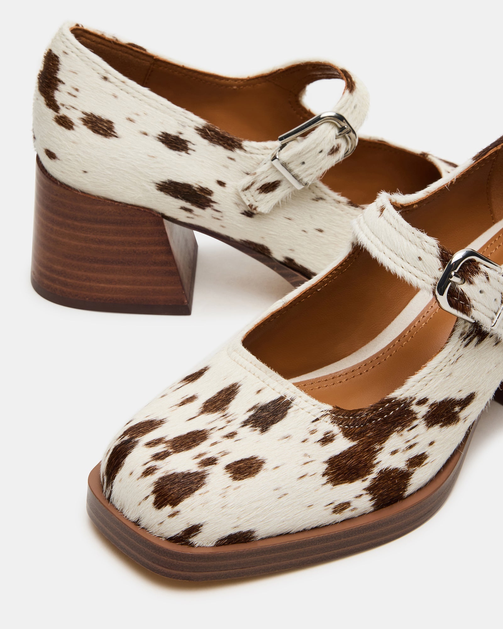 LISBON BROWN COW PRINT