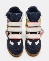MAVIS NAVY SUEDE