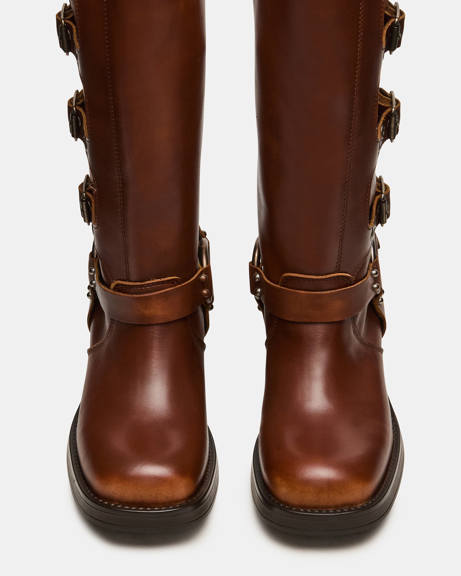 ROCKY COGNAC DISTRESSED WIDE CALF